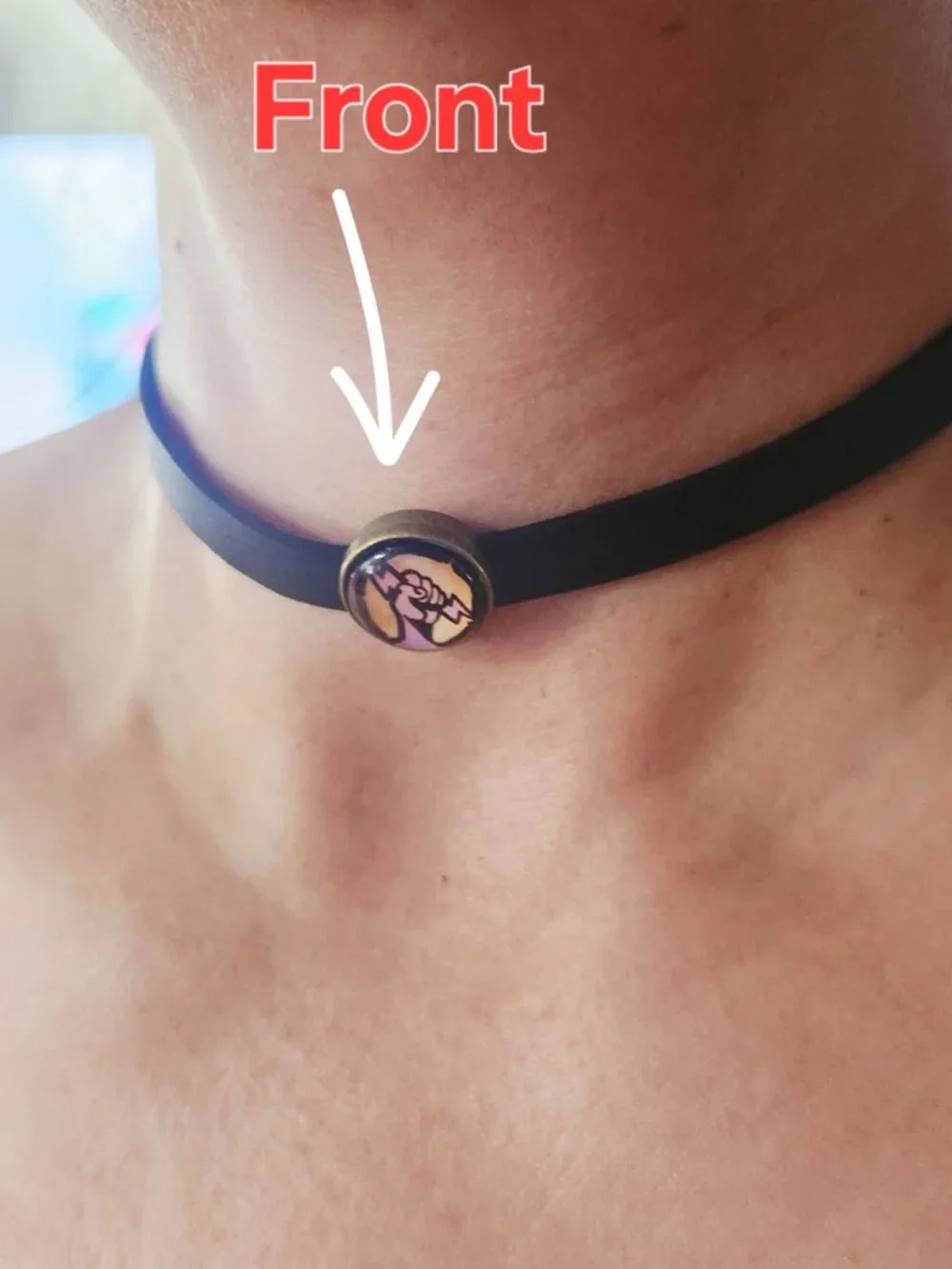 Bioshock Shock Jockey Choker Cosplay - Bioshock Necklace